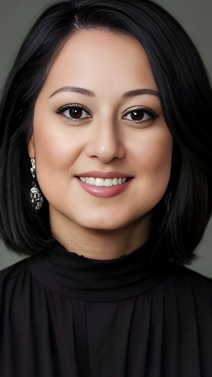 Image of Me in Black blouse.